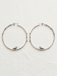 Pendientes texturas y pajaritos