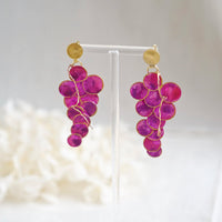 Pendientes uvas