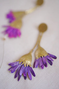 Pendientes pétalos personalizado