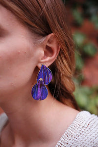 Pendientes higos dobles