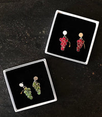 Pendientes uvas