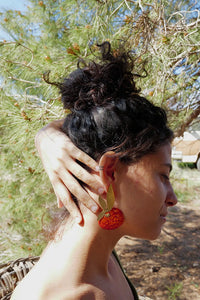 Pendientes mandarina