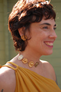Gargantilla tejidos