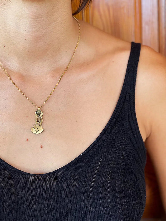 Collar yogui Om