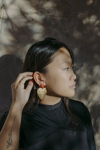 Pendientes milagritos corazón