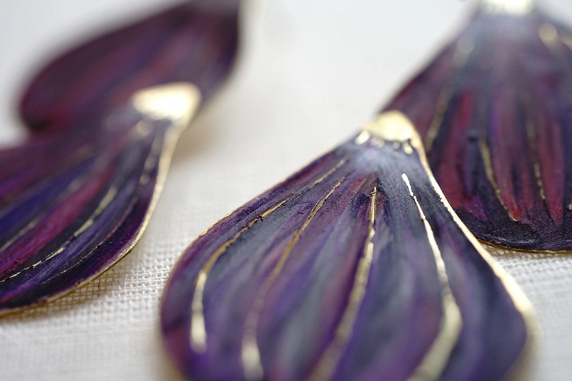 Pendientes higos dobles