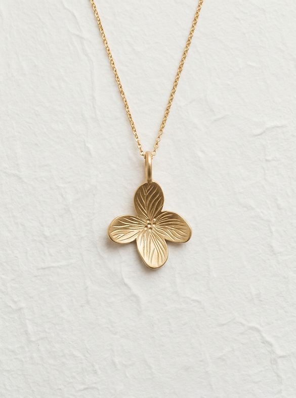 Collar hortensia simple