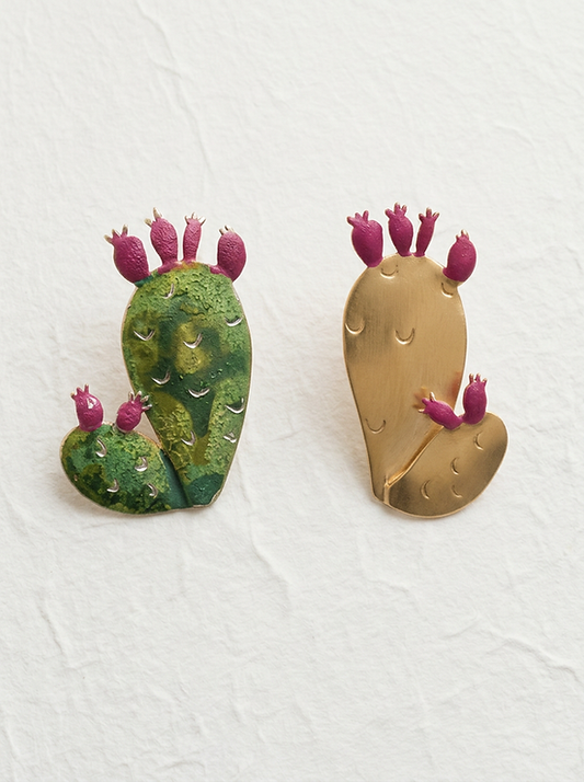 Pendientes cactus mini
