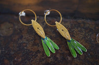 pendientes pequeños peces