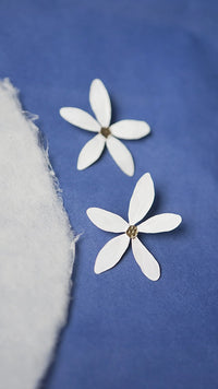 Pendientes jazmin del aire