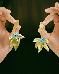 pendientes petalos personalizado