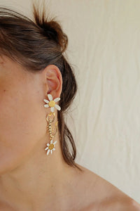 Pendientes escorpiones y flores