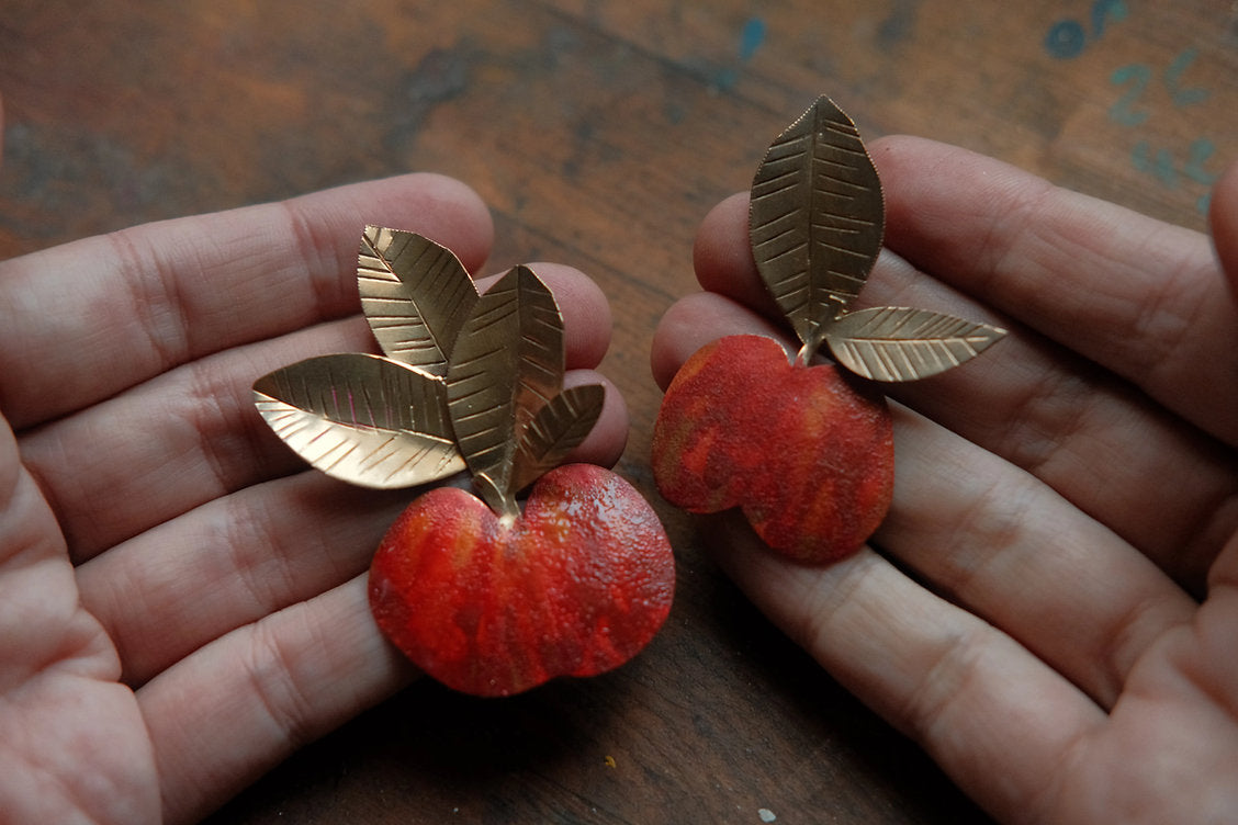 Pendientes Manzanas