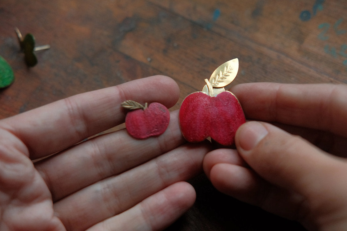 Pendientes Manzanitas