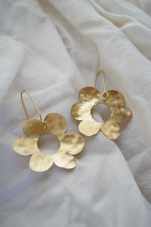 pendientes flor