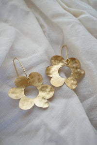pendientes flor
