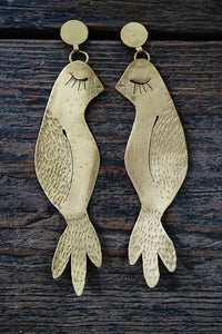 Pajaritos grandes pendientes grandes