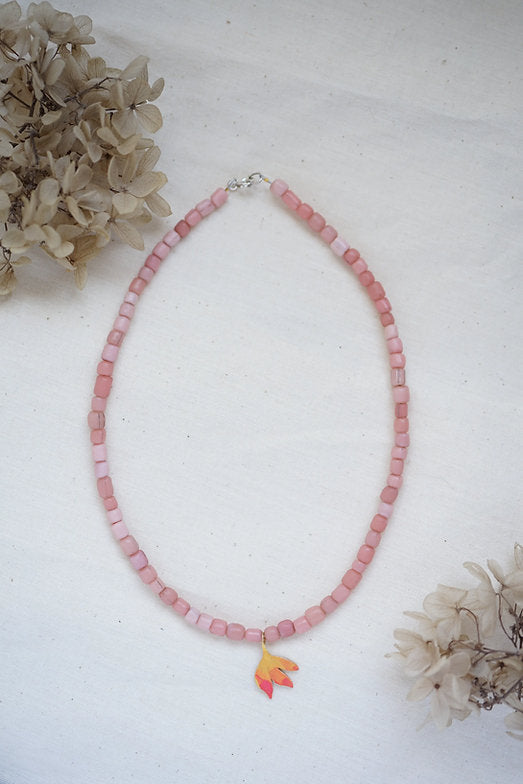 Collares vidrios y colores