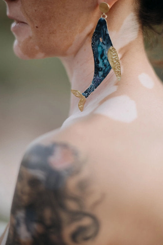 pendientes ballenas grandes