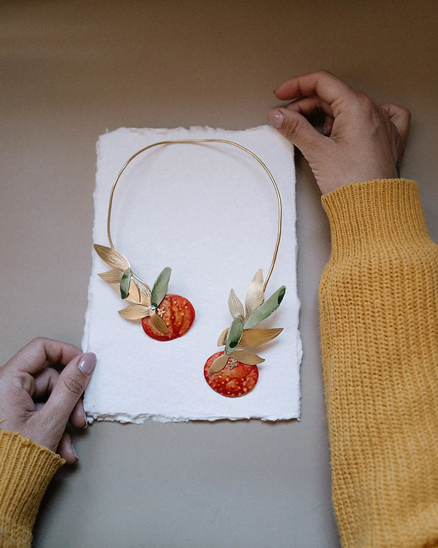 Collar mandarinas