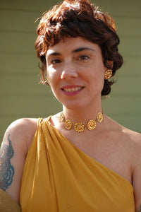 Gargantilla tejidos