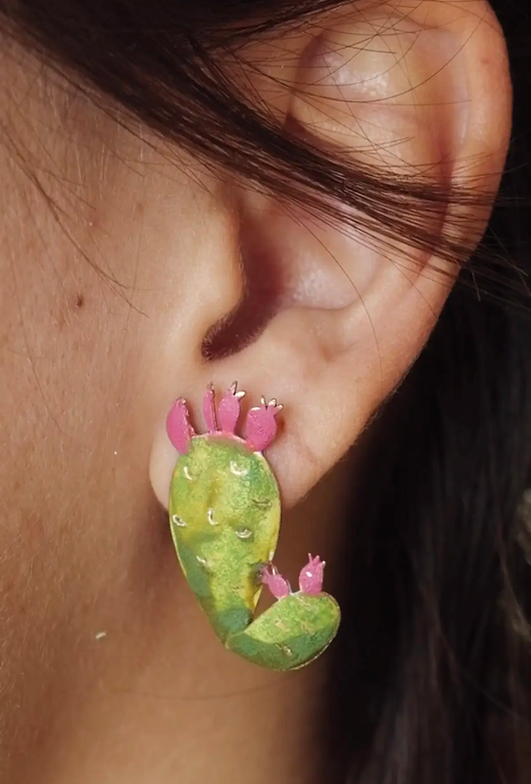 Orecchini cactus mini