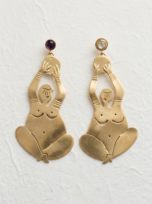 Pendientes yogui Om