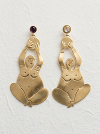 Pendientes yogui Om