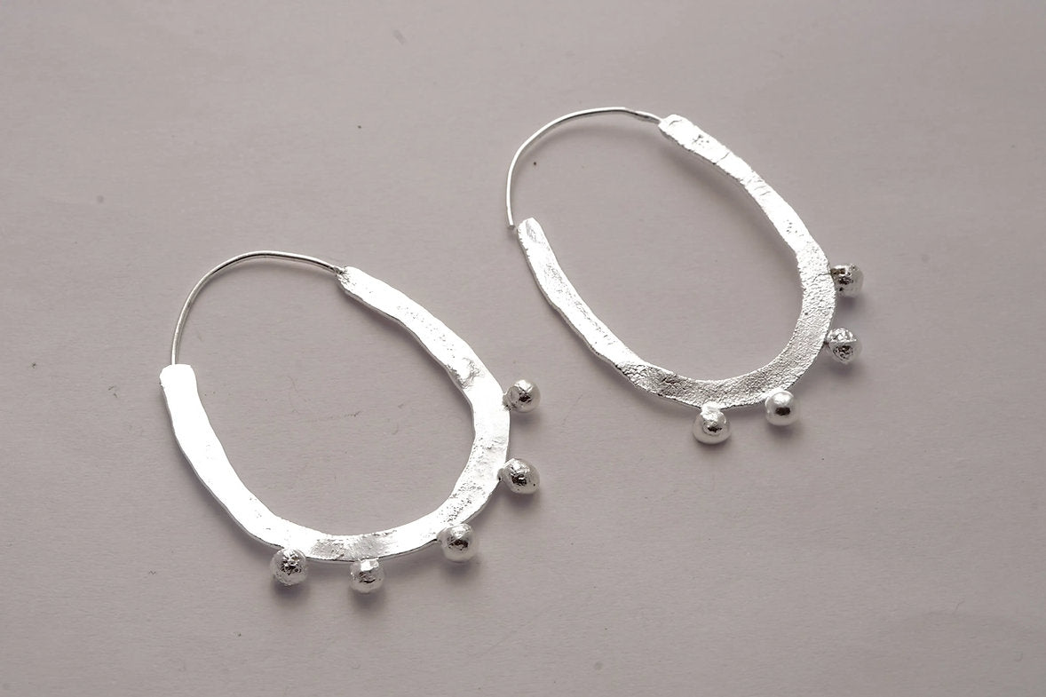 Argollas oval medianas