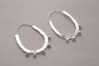 Argollas oval medianas