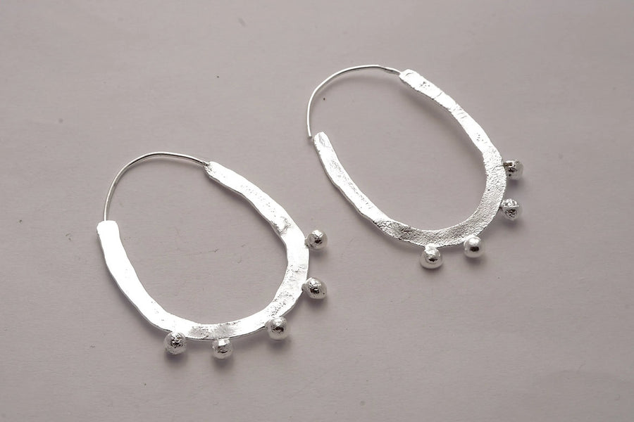 Argollas oval medianas