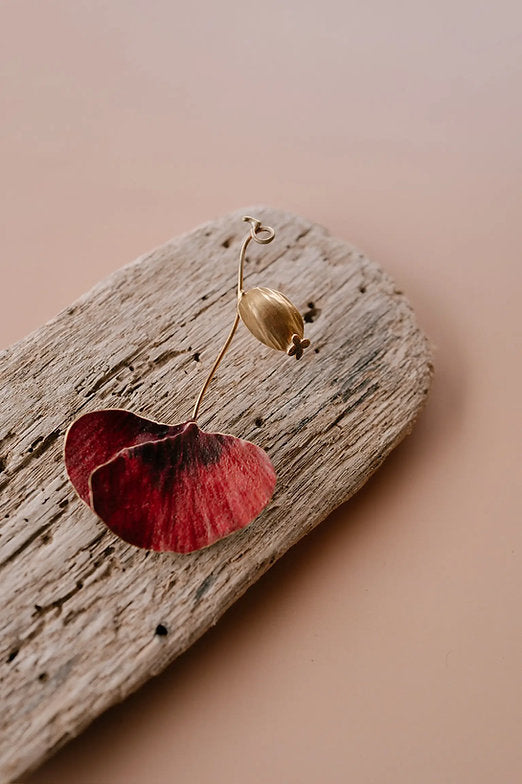 Pendientes Amapolas