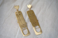 Pendientes caritas relax grandes