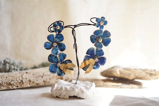 pendientes bignonia y abejorros