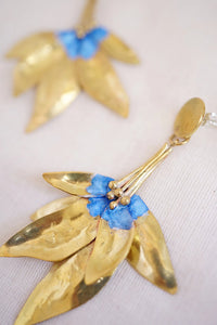 pendientes petalos personalizado