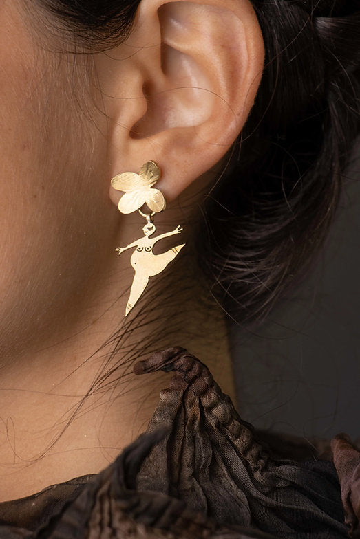 Pendientes flores y bailarinas