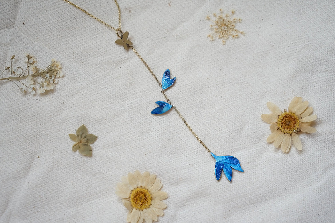 Collar plumaje suave