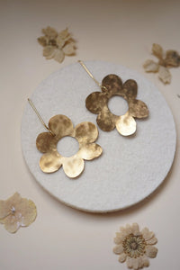 pendientes flor