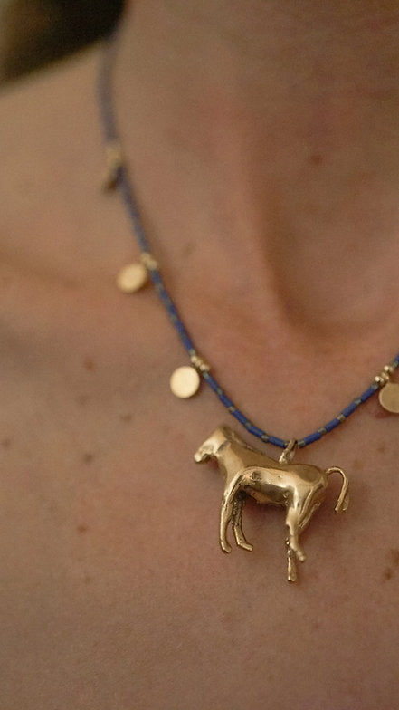 Collar caballo de colores personalizado