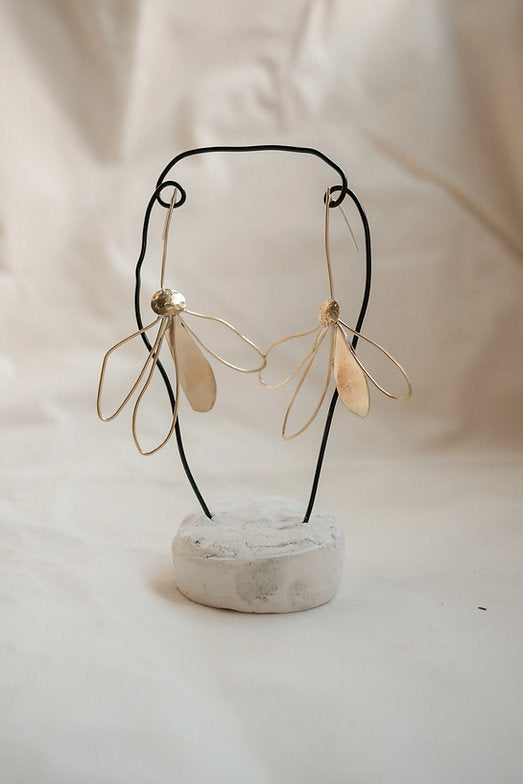 Pendientes flores de invierno