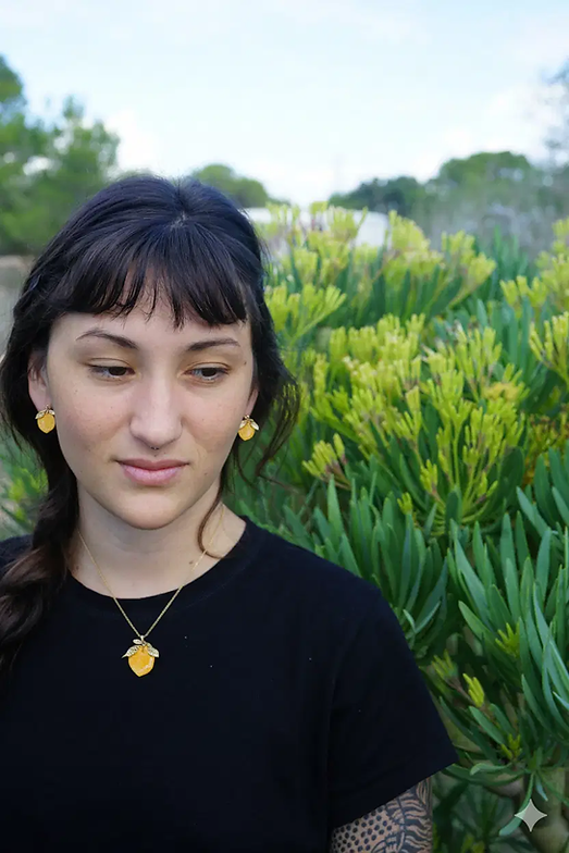 Lemon necklace