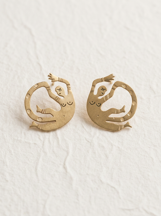 Pendientes mini humanos
