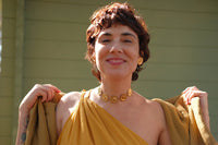 Gargantilla tejidos