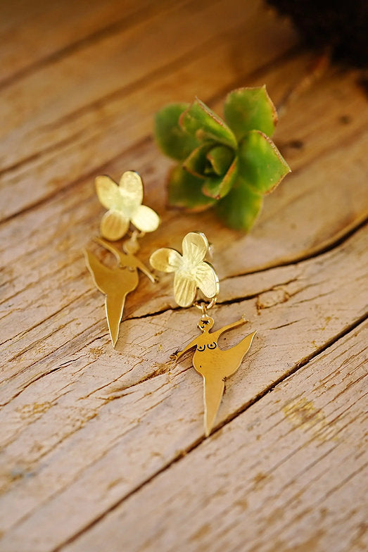 Pendientes flores y bailarinas