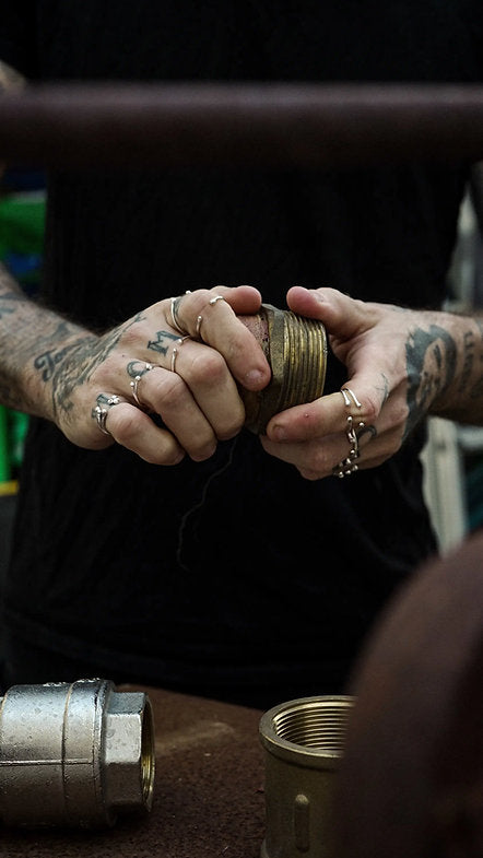 Anillos herradura finos de plata