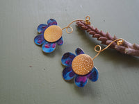 Pendientes flores campestres