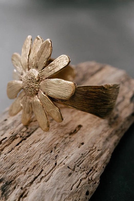 brazalete flor gigante