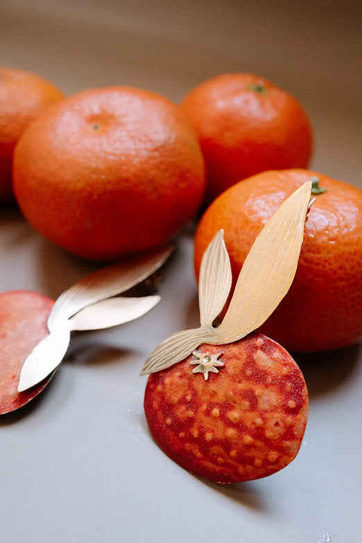 Mandarin earrings