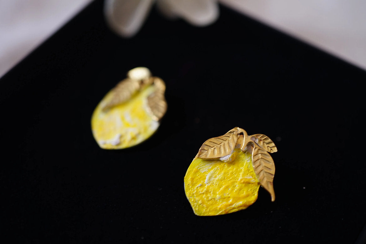 Pendientes limones pequeños
