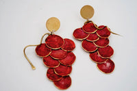 Pendientes uvas